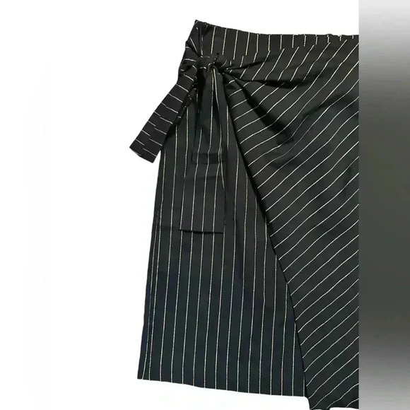 Suncoo Paris Wrap Striped Skirt - Picture 3 of 5